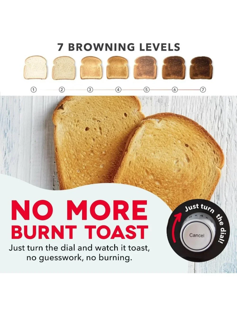 Black Clear View Extra Wide Slot with See Through Window Reheat Baked Toaster